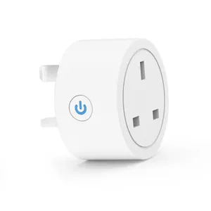 Tuya Zigbee Smart Plug UK Smart Socket 16A Power Monitor Compatible Alexa Google Home Assistant Smart Life Home