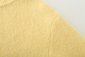 <span class=keywords><strong>Cardigan</strong></span> da <span class=keywords><strong>Donna</strong></span> <span class=keywords><strong>Giallo</strong></span> con Collo Tondo, Bottoni, Maniche Lunghe, Maglia Larga, Casual e alla Moda - Product Image 6