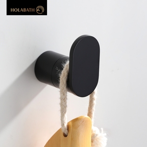 Hôtel Salle De Bains Simple Robe Crochet Montage Mural Porte-Serviettes Ménage Salle De Bains Accessoires De Stockage Organisateur Cintres Crochets - Product Image 1