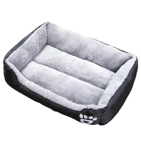 Lit de luxe doux en peluche pour animaux de compagnie chaud Durable lavable anti-dérapant chien chat canapé nid confortable lit apaisant pour moyen grand