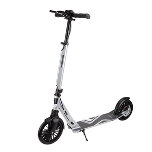 Patinete de una plaza para adultos, plegable con un solo clic, suspensión delantera, ruedas grandes de PU, aleación de aluminio, <span class=keywords><strong>2</strong></span> ruedas, rodamientos ABEC-7, para campus y ciudad. - Product Image 1