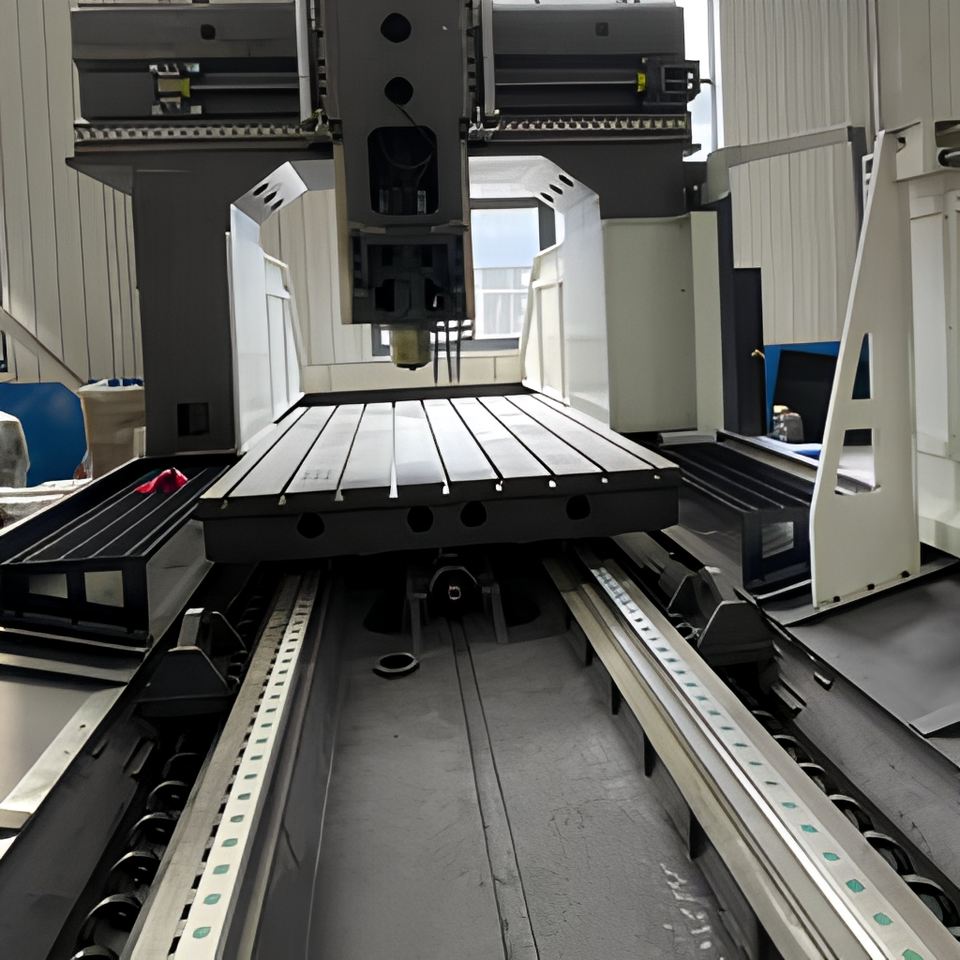 Industrial Bridge Type Milling Machine for Oversized Mechanical Parts ...