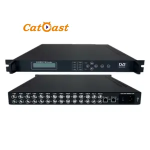 8 ב-1 SD כבלים טלוויזיה דיגיטלית מקודד IP אודיו וידאו מקודד MPEG2 8 CVBS