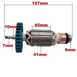 Reemplazo del ancla del <span class=keywords><strong>rotor</strong></span> de la armadura del para la amoladora angular GA6010 GA6020 GA5020 GA5010 - Product Image 2