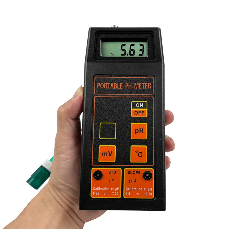 Medidor de alta precisão digital PH013 industrial pH meter com detecção de temperatura