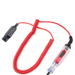 Comprobador de circuitos digitales para automóviles, medidor de voltaje de 3V-48V con cable en espiral de 3.3M para diagnóstico eléctrico automotriz - Product Image 3