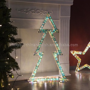 Kanlong LED Décoration d'intérieur PET magique en trois dimensions cinq étoiles pour la décoration de Noël - Product Image 4