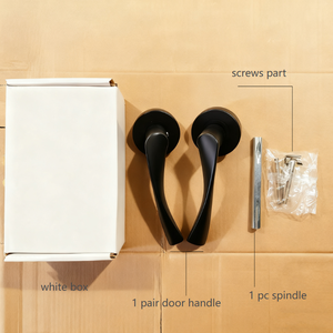 BBdhome Trung Đông thị trường bán Hot Lỗ mộng cửa xử lý màu đen nội thất cửa nhôm hợp kim cửa xử lý - Product Image 5