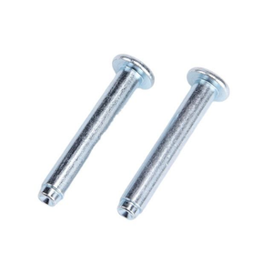 Rivets en acier zingué, acier au carbone, tête ronde, tête plate, rivets en fer solides - Product Image 1