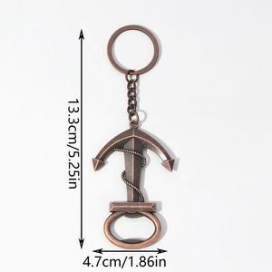 नई रचनात्मक कीचेन एंकर कॉर्कस्क्रू बीयर शराब की बोतल पार्टी शादी के लिए शुरुआती कुंजी - Product Image 5