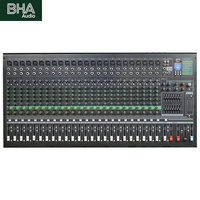 Console de mixage audio BHA BE-26 à 26 canaux, égaliseur double 7 bandes, effets numériques DSP 16 canaux, sortie AUX, garantie usine 12 ans, OEM, CE, FCC