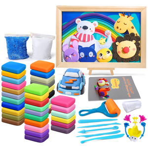 Kit de Pâte à Modeler à Séchage à l'Air 36 Couleurs pour Cadres Photo, Accessoires en Mousse, Créations Artistiques et Artisanat - Product Image 1