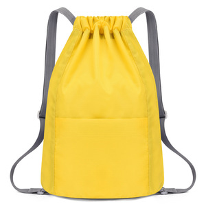 Unisex Lightweight Oxford Cloth PVC <b>Drawstring</b> <b>Backpack</b> Customized Sports Fitness Gear Waterproof Feature Basketball Fashion - Product Image 3
