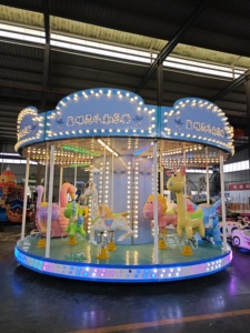 Trò chơi giải trí công viên vui chơi, trò chơi lễ hội, trò chơi vòng quay ngựa gỗ, thiết bị trò chơi hội chợ, trò chơi vòng quay ngựa gỗ sang trọng dành cho trẻ em - Product Image 6