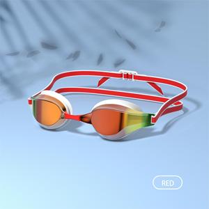 Bán buôn tùy chỉnh dành cho người lớn và Junior Silicone đua bơi kính thời trang cạnh tranh kính bơi - Product Image 3