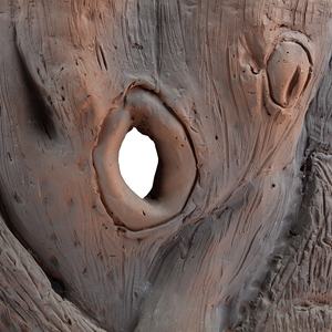 Magnésie de jardin Faux arbre Stump Bonfire Stove Brazier Poêle à bois Bol à feu en fonte Cheminée géante Foyer d'extérieur - Product Image 5