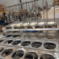Machines d'emballage d'usine personnalisées 6 lignes machine de remplissage scellage de yaourt lait tasse eau