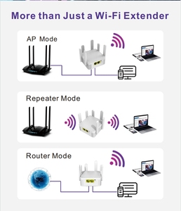 PIX-LINK WR57Q Amplificateur de signal WiFi double bande 2,4 GHz 300 Mbps et répéteur de réseau avec <span class=keywords><strong>6</strong></span> antennes et prise en charge WPS - Product Image 6