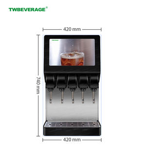TWBEVERAGE Distributeur <span class=keywords><strong>de</strong></span> soda post-mix 4 saveurs en gros avec écran publicitaire pour <span class=keywords><strong>la</strong></span> restauration rapide et l'hôtellerie - Product Image 5