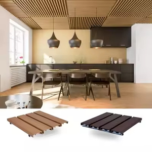 Bande lumineuse LED intérieure et extérieure écologique en bois Wpc pour panneau cannelé Wpc Conceptions flexibles en bois Panneaux WPC - Product Image 2