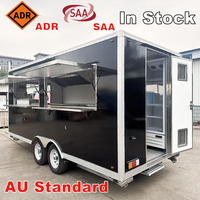 Camion de restauration mobile multifonctionnel, remorque alimentaire durable pour poulet grillé et panini, idéal pour les événements de rue