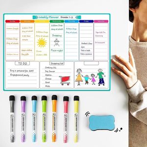 2025 Super Strong Magnetic Weekly Planner <strong>Board</strong> Dry Erase <strong>Board</strong> Flexible Soft Fridge Magnetic Whiteboard Stick on Fridge - Product Image 3