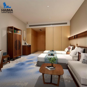 Alfombras Pasillo Hecho a máquina <span class=keywords><strong>Loop</strong></span>-Printed Alfombra de pared a pared Proveedor de alfombras de China Diseño de patrón de lujo Vestíbulo del hotel - Product Image 6