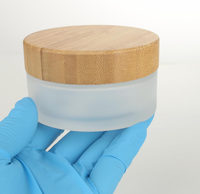 Offre Spéciale – Couvercle en Bambou Réutilisable Anti-fuite avec Bouchon à Vis – Couvercle Durable en Bambou pour Pots de 3,33 oz – Idéal pour le Stockage de Baumes à Lèvres et d'Onguents