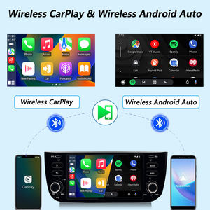 LELV Linux pour <span class=keywords><strong>Fiat</strong></span> Linea <span class=keywords><strong>Punto</strong></span> <span class=keywords><strong>Evo</strong></span> 2012-2015 Sportback Tableau de bord IPS Lecteur multimédia autoradio sans fil Carplay Android Auto - Product Image 2