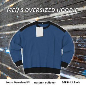 Livraison Gratuite – Sweat à Capuche Unisexe Oversize en Mélange Polyester Coton 270g de Haute Qualité, Tendance Automne, Teint Uni DTF - Product Image 2