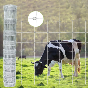Galvanized Welded <b>Mesh</b> Farm Fence for Cattle Sheep Horse Pasture-Customizable Spacing & <b>Wire</b> Gauge - Product Image 3