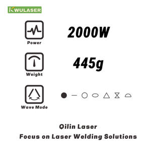 رأس لحام ليزر الألياف ثنائي التذبذب QL-BWF20 من Qilin <span class=keywords><strong>Laser</strong></span> بقوة 2000 واط محمول باليد للاستخدام الصناعي في آلات اللحام - Product Image 3