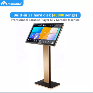 ชุดเครื่องเล่น<span class=keywords><strong>คาราโอเกะ</strong></span> KTV แบบคาราโอเกะ4T หน้าจอสัมผัส WIFI 22 "ระบบ InAndon ฟังก์ชั่นแอปบนมือถือเครื่องมืออาชี<span class=keywords><strong>พ</strong></span> - Product Image 3