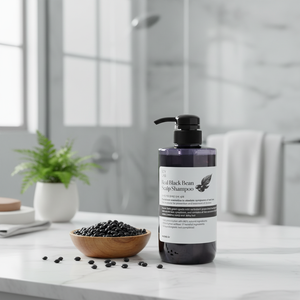 [SOY LAB] Shampooing nourrissant pour le cuir chevelu aux haricots noirs, contrôle du sébum pour les cheveux gras, 500 ml, formule enrichie favorisant un cuir chevelu propre et brillant - Product Image 3