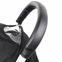 Gants de guidon en cuir PU pour poussette, accessoires de poussette, housse de guidon amovible