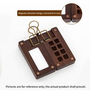 Tavolozza Portatile in Legno a 8 Scomparti, Mini Scatola per Colori da Viaggio per Acquerello - Product Image 5