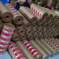 Kemasan Bungkus Kertas Ramah Lingkungan Sarang Lebah, Dapat Disesuaikan, Untuk Toko Bunga, Gulungan Kraft Grosir, Pelindung Keramik & Kaca