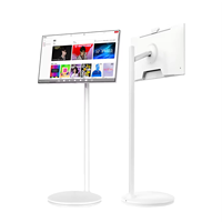 Monitor layar ponsel pintar 32 inci, Monitor tablet dapat digerakkan rumah pintar layar sentuh kapasitif RK3588 RK3399 Android 12