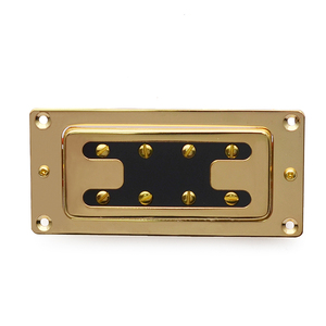 Mini micro électrique à deux lignes, 8 trous, basse, Humbucker, manche/pont, noir - Product Image 3