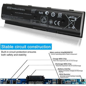 MO09 62Wh Laptop Battery Replacement Wholesale Bulk for <b>HP</b> Pavilion DV4-5000 DV6-7000 CE RoHS Premium Kobalt Cell - Product Image 3