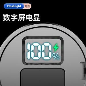 Aluminum Alloy Flashlight <b>Rechargeable</b> Led Zoomable Dimmable Outdoor Portable High Power <b>Torch</b> Light - Product Image 3