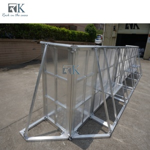 Vente directe usine – Barrières de sécurité pliantes en aluminium pour scène de concert, barrières de contrôle des foules Mojo - Product Image 4