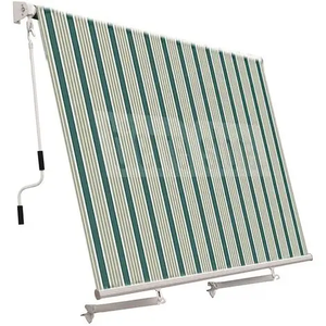 Tenda Da Sole Da Balcone Per Esterno a Caduta Con Bracci Fissi 250X250 cm 300x250cm - Product Image 1