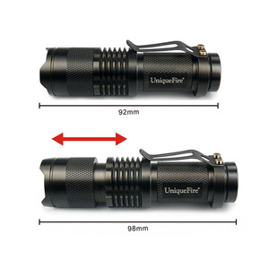 UniqueFire Chip Led SK68 P8 Đèn Pin <span class=keywords><strong>Mini</strong></span> Có Thể Phóng To Logo Tùy Chỉnh LED 5W Màu Trắng - Product Image 5