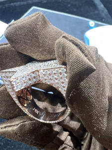 Vente flash - Bague en argent sterling avec étoiles personnalisées en moissanite VVS pour femmes et hommes - Product Image 5