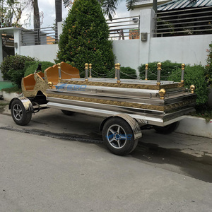 Cercueil transportable de fabricants chinois, chariot funéraire, chariot de transport spécial, voiture funéraire remorquable - Product Image 5