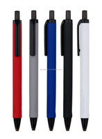 Stylo magique à garnitures noires, présentoir avec Logo personnalisé, baril en plastique brossé à haute densité
