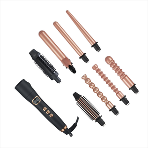Neues Produkt Explosion Multifunktionaler Austauschbarer Keramik-Lockenstab 3-Zylinder-Lockenstab Haarwaver Haarcrimper - Product Image 1