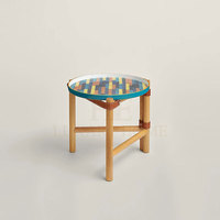 Table basse ronde en bois, design professionnel personnalisé, nouvelle conception, table d'appoint, table de salon
