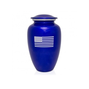 Nueva tendencia hecha a mano mejor precio urna de cremación para adultos para cenizas humanas urna de aluminio suministros funerarios al por mayor - Product Image 6